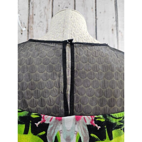 ALK Women's S Prabal Gurung Target Sheer Top Sleeveless Floral Blouse Shirt Tank - Picture 6 of 9